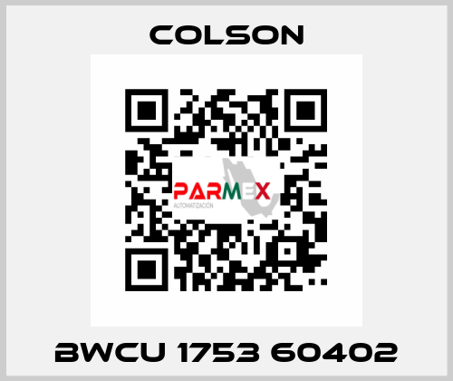 BWCU 1753 60402 Colson