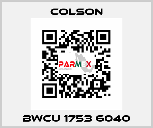 BWCU 1753 6040 Colson