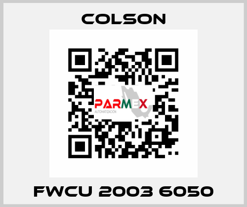 FWCU 2003 6050 Colson