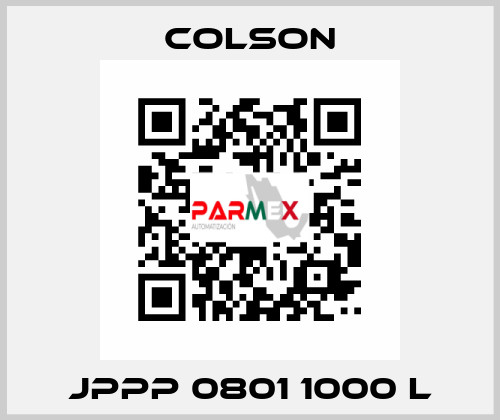 JPPP 0801 1000 L Colson