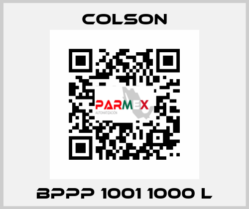 BPPP 1001 1000 L Colson