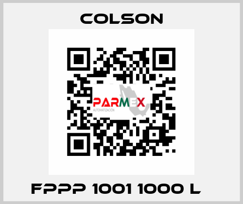 FPPP 1001 1000 L   Colson