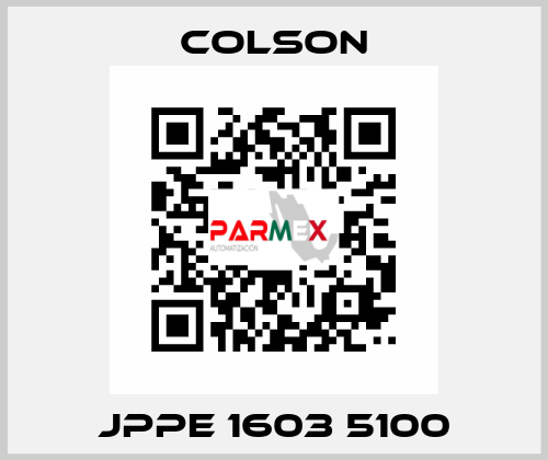 JPPE 1603 5100 Colson