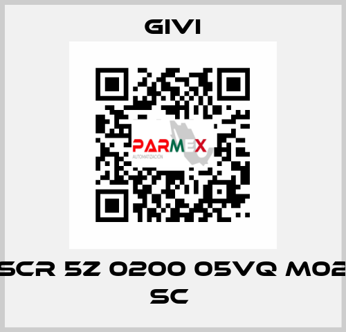 SCR 5Z 0200 05VQ M02 SC  Givi