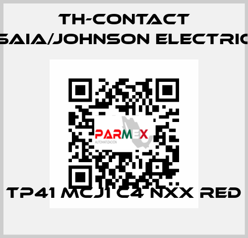 TP41 MCJ1 C4 NXX RED TH-Contact (Saia/Johnson Electric)