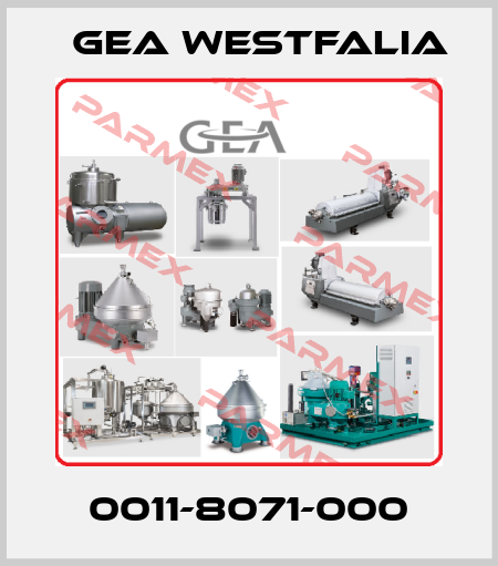 0011-8071-000 Gea Westfalia