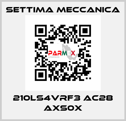 210LS4VRF3 AC28 AXS0X Settima Meccanica