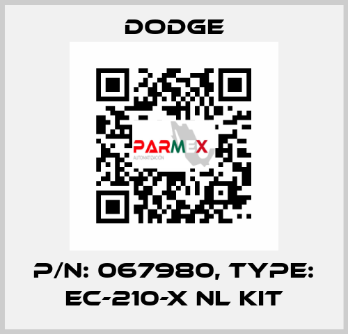 p/n: 067980, Type: EC-210-X NL KIT Dodge