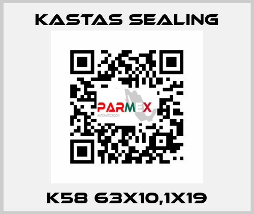 K58 63X10,1X19 Kastas Sealing