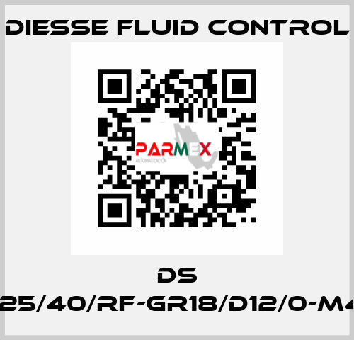 DS LG-RBR17-25/40/RF-GR18/D12/0-M420-CS/CS DIESSE Fluid Control