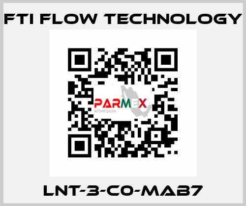 LNT-3-C0-MAB7 Fti Flow Technology