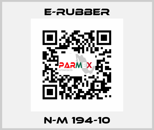 N-M 194-10 e-rubber