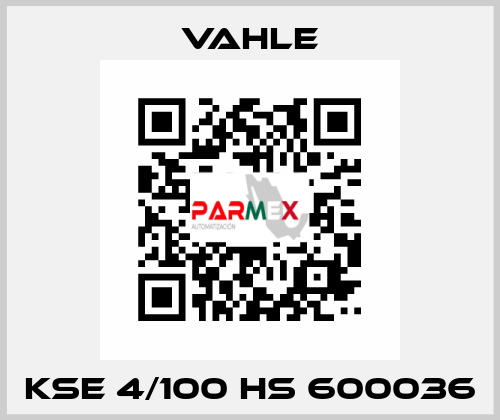 KSE 4/100 HS 600036 Vahle