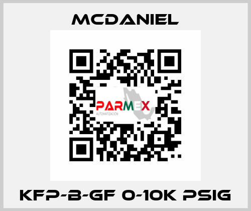 KFP-B-GF 0-10K PSIg McDANIEL