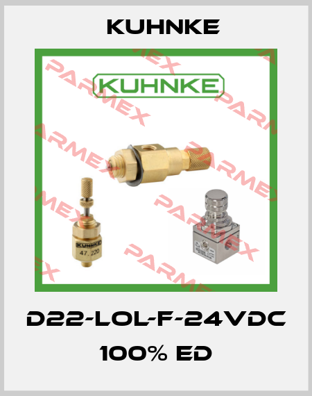 D22-LOL-F-24VDC 100% ED Kuhnke