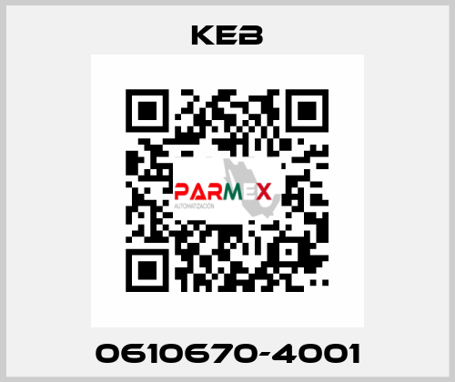 0610670-4001 KEB