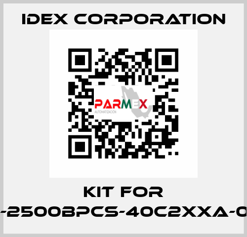 Kit for VFP-2500BPCS-40c2xxa-0092 IDEX Corporation