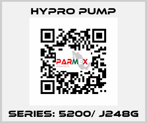 Series: 5200/ J248G Hypro Pump