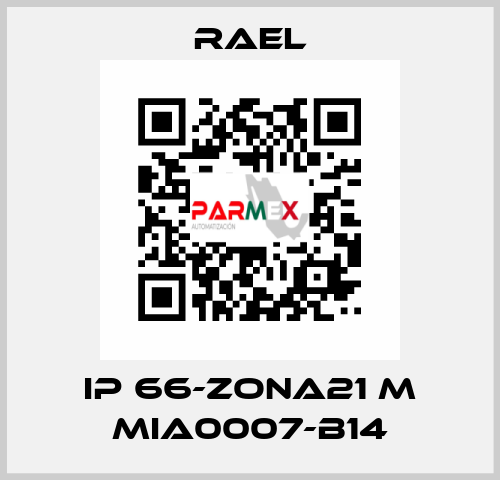 IP 66-ZONA21 M MIA0007-B14 RAEL