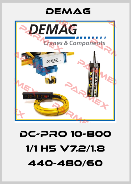 DC-Pro 10-800 1/1 H5 V7.2/1.8 440-480/60 Demag