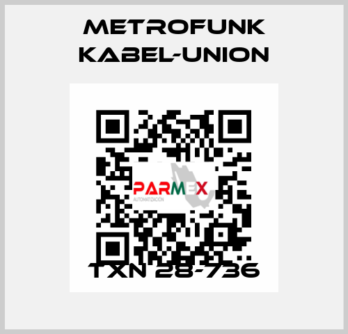 TXn 28-736 METROFUNK KABEL-UNION