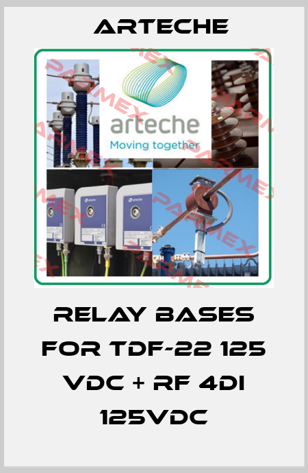 Relay bases for TDF-22 125 VDC + RF 4DI 125VDC Arteche