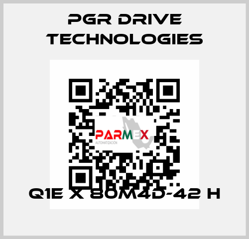 Q1E X 80M4D-42 H PGR Drive Technologies