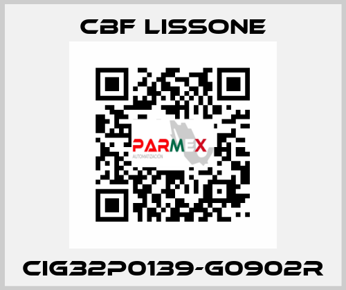 CIG32P0139-G0902R CBF LISSONE