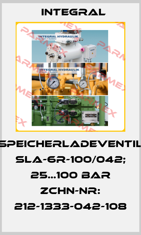 SPEICHERLADEVENTIL SLA-6R-100/042; 25...100 BAR ZCHN-NR: 212-1333-042-108 Integral