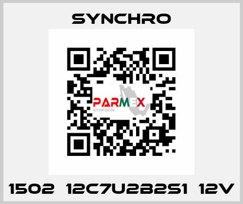 1502‑12C7U2B2S1‑12V SYNCHRO