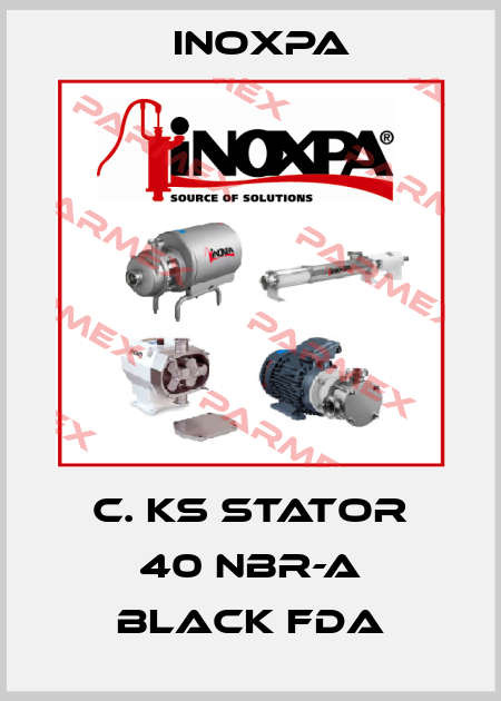 C. KS STATOR 40 NBR-A BLACK FDA Inoxpa