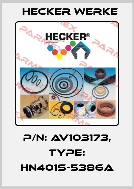 P/N: AV103173, Type: HN401S-5386A Hecker Werke