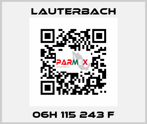 06H 115 243 F Lauterbach