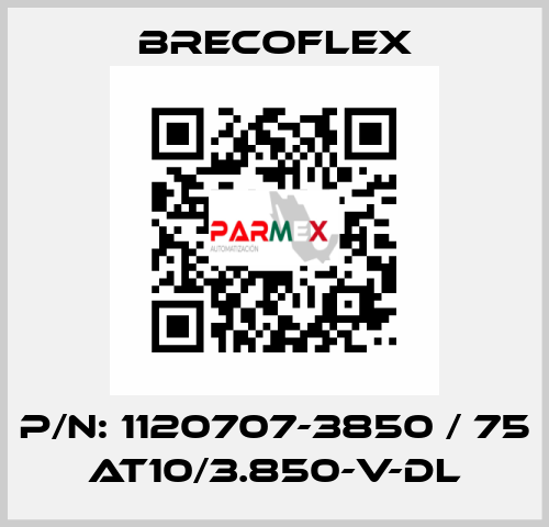 P/N: 1120707-3850 / 75 AT10/3.850-V-DL Brecoflex