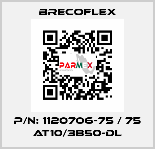 P/N: 1120706-75 / 75 AT10/3850-DL Brecoflex