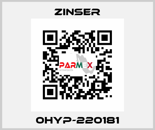 0HYP-220181 Zinser