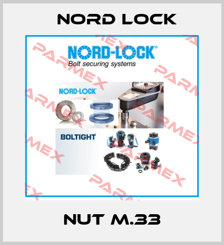 NUT M.33 Nord Lock