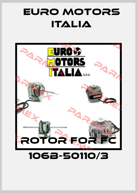 Rotor for FC 106B-50110/3 Euro Motors Italia