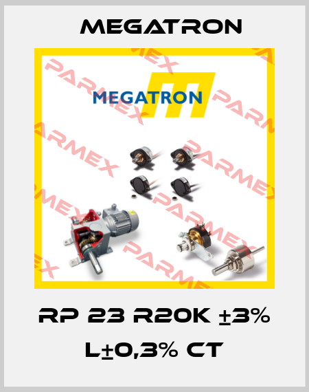 RP 23 R20K ±3% L±0,3% CT Megatron