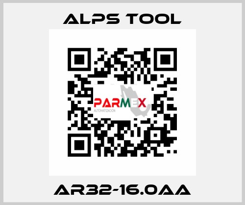 AR32-16.0AA ALPS TOOL