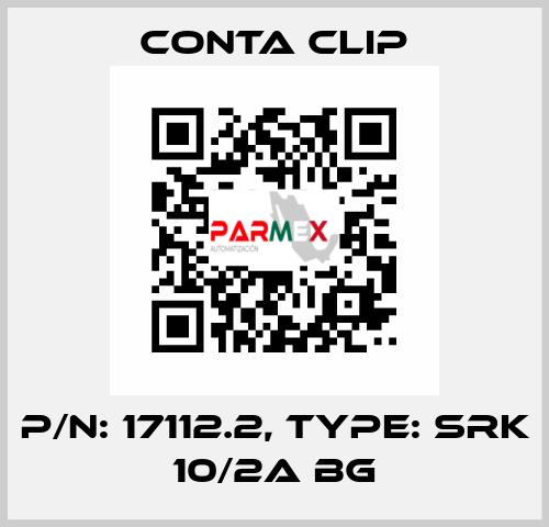 P/N: 17112.2, Type: SRK 10/2A BG Conta Clip