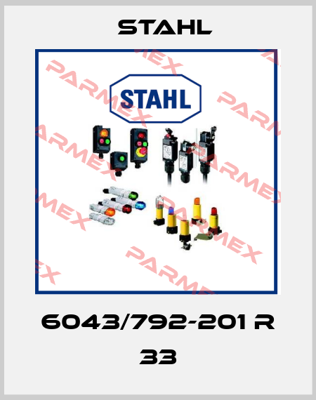 6043/792-201 R 33 Stahl