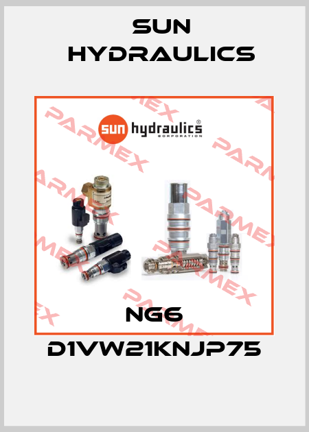 NG6 D1VW21KNJP75 Sun Hydraulics