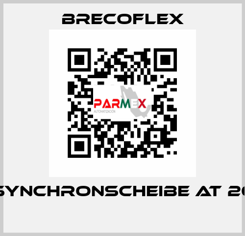 SYNCHRONSCHEIBE AT 20  Brecoflex