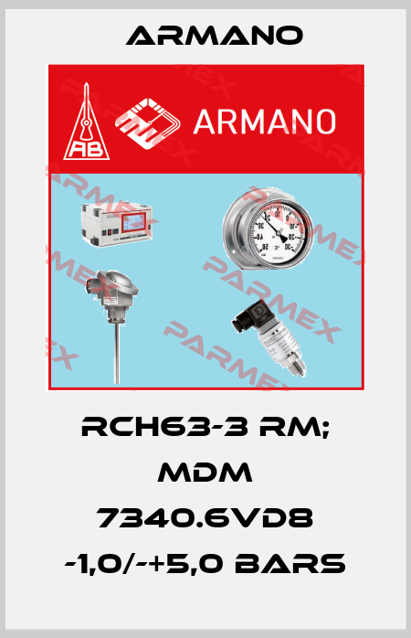 RCh63-3 rm; MDM 7340.6vd8 -1,0/-+5,0 bars ARMANO