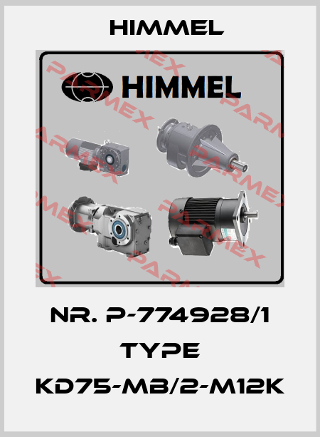Nr. P-774928/1 Type KD75-MB/2-M12K HIMMEL