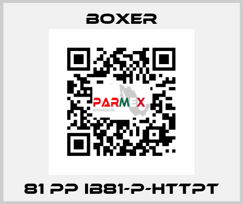 81 PP IB81-P-HTTPT Boxer