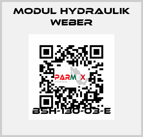 BSH-130-03-E MODUL HYDRAULIK WEBER