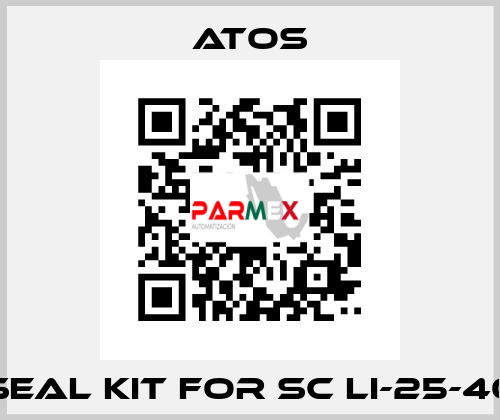 SEAL KIT FOR SC LI-25-40 Atos