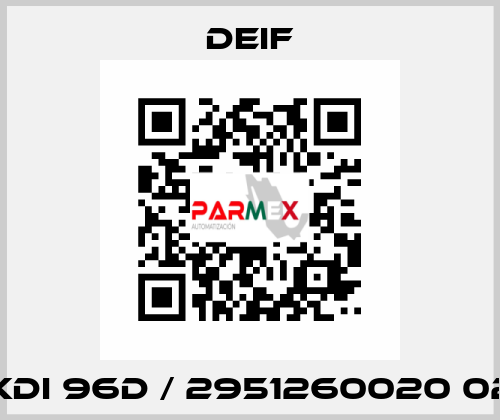 XDi 96D / 2951260020 02 Deif